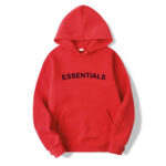 Felpa rossa Essentials