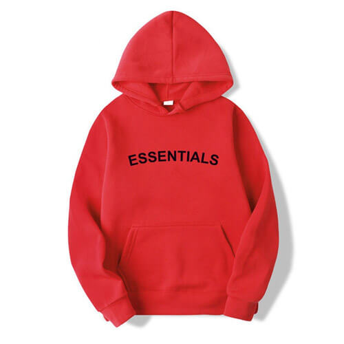 Felpa rossa Essentials Felpa rossa Essentials