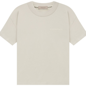 Maglietta con logo stampato Fear Of God Essentials Grey