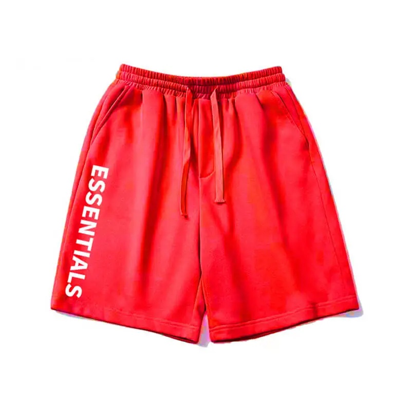 Pantaloncini Fear Of God Red Essentials Pantaloncini Fear Of God Red Essentials
